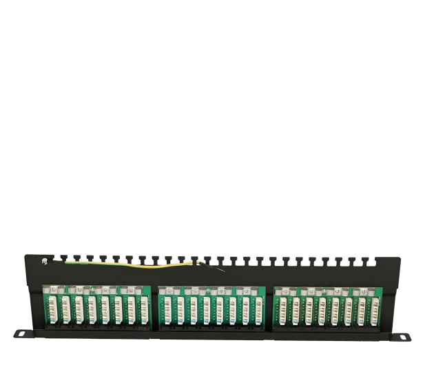 Extralink Patchpanel 24 porty 0.5U CAT6 UTP EX.9663 - 1323252 - zdjęcie 4